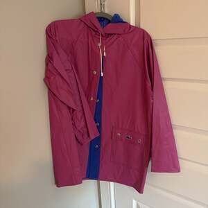 Vintage Lacoste Double-sided Lined Raincoat